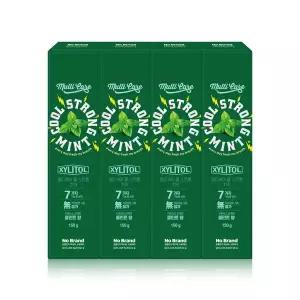 노브랜드 멀티케어 쿨 스트롱치약 150gX4입