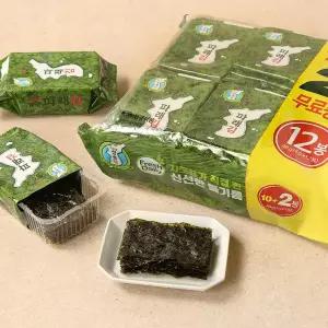 [지도표 성경김] 파래 식탁김 (12봉) (4g*12)