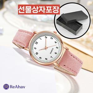 중년여성시계 청소년 손목 아날로그 중학생 시계 고등학생 여학생 여성 여자 얇은 레니타