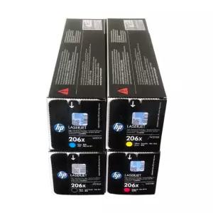 HP 정품 W2110X/W2111X/W2112X/W2113X NO.206X 4색세트 토너 M255nw