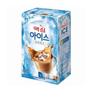 동서식품 맥심 아이스 믹스 커피 100T 가루 부드러운 커피 믹스