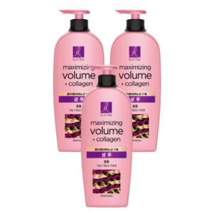 엘라스틴 마린콜라겐 볼륨 샴푸 680ml x3개