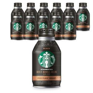 스벅 파이크플레이스 로스트 블랙 275ml X 12캔 커피