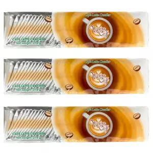 비엔나카페 카페라떼 크래커 210g x 3개 커피크래커 커피과자 델로스 로투스 대용량과자 사무실간식