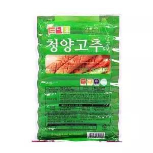 도나우캠핑 청양고추소시지 1kg /냉동