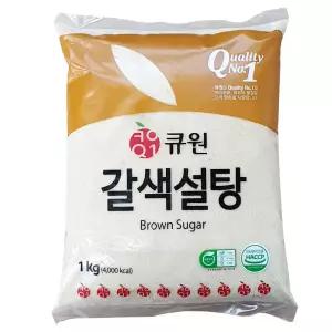 큐원 갈색설탕 1kg  x 3개