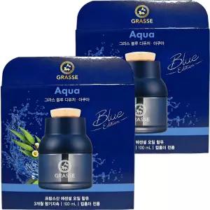 불스원 그라스 블루 디퓨저 차량용 방향제 100ml 아쿠아 2개