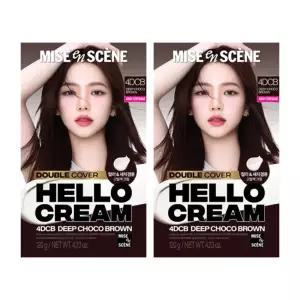 미쟝센 헬로크림 더블커버 4DCB 딥초코브라운 2개