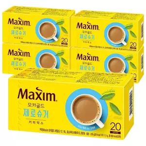 동서 맥심 모카골드 제로슈거 커피믹스 100T (20입x5개)