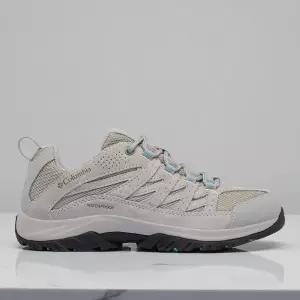 컬럼비아 여성 트레킹화 크레스트우드 로우워터프루프 와이드핏 GREY C75BK0607088