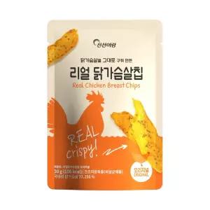 신선어람 리얼 학교 행사 학원 사무실 닭가슴살칩 오리지널 30g 20개