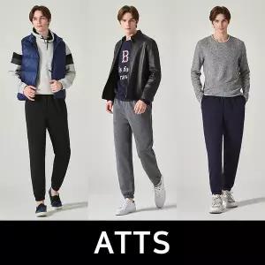 [ATTS:All The Time Sports]엣츠 남성 융기모 조거팬츠 3종 세트