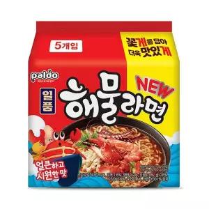 봉지라면 팔도 일품 해물라면 115g 10개