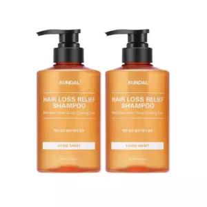 쿤달 맥주효모 케어 허브민트 샴푸 500ml X 2개입