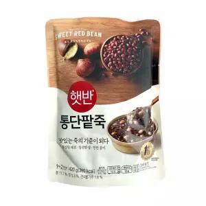 비비고죽 CJ 햇반 통단팥죽 420g x 6개