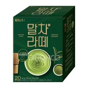 담터 말차라떼 20T 1개 프리미엄 보성말차 스틱