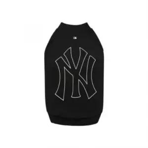 MLB MLB강아지옷 JQT 72PEM2111-50L PET 빅로고 맨투맨 NY BLACK