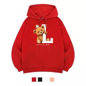 [엘라모] 3H 킹베어 후드티 남녀공용 빅사이즈 M~4XL