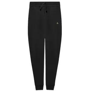 비비안웨스트우드 23FW ORB 로고 자수 클래식 트레이닝 팬츠 블랙 3J010002 J0006 N404