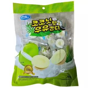 코코넛맛 우유캔디 90g x 5개 개별포장 사탕 간식 사무실 탕비실