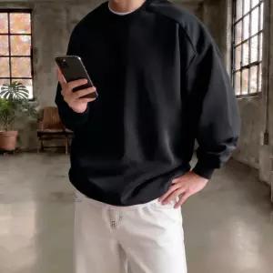 1+1 드롭숄더 오버핏 절개 맨투맨