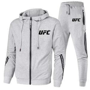2025 가을 남성 캐주얼 스포츠웨어 세트, 새로운 패션 UFC 바지와 재킷, 야외 오토바이 편안한