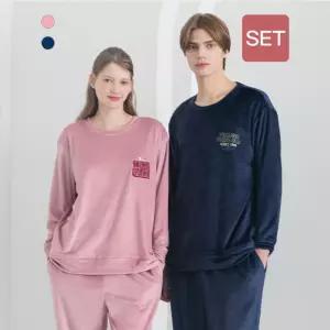 [스타필드 코엑스몰] 공용 밍크 극세사 9부 라운지 세트_스누피 솔리드 ANLA25W98