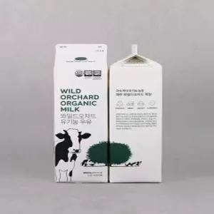 제주 와일드오차드 유기농 우유 900ml (2팩 이상)