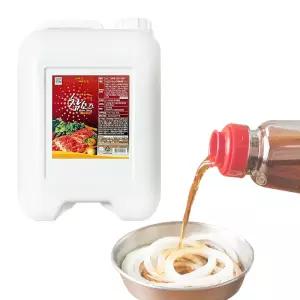 달디단마켓 우리식품 참소스 15kg 양파 파채 절임 간장 소스 말통 식당용 대용량