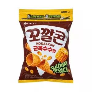 롯데 꼬깔콘 군옥수수맛 대용량 지퍼백 235g 6개