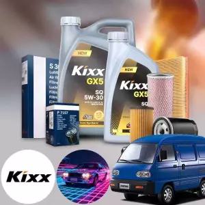 쉐보레 다마스(뉴)(08~) 가솔린 킥스 GX5 SQ 5W30 엔진오일 필터세트