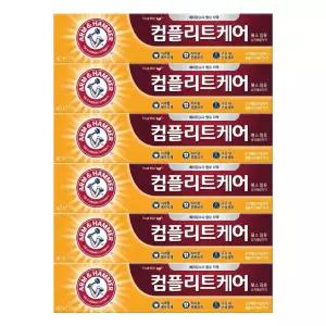 암앤해머 덴탈케어 컴플리트케어 치약 178g 6개