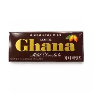 롯데 가나 마일드 초콜릿 70g 40개