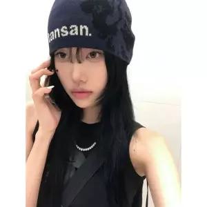 매장정품 탄산마그네슘 TANSANMAGNESIUM 자카드 엘 캐피탄 비니 네이비 T25WBN05NV 152518