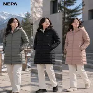 춘추용 여성 레타 롱 경량 다운자켓_7L82023_BP