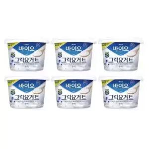 매일 바이오 그릭요거트 무가당 플레인 400G X 6