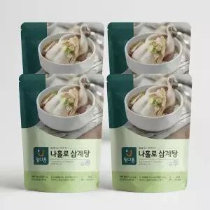 [NS홈쇼핑]정다운오리 나홀로삼계탕 750g 4봉[36064524]