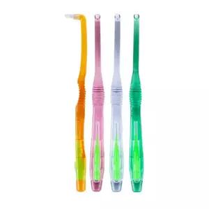 메디메이트 다덴 어금니 전용 칫솔 둥근모 삼각모 4개입+치간칫솔 4P