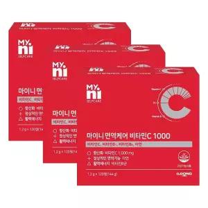 일동생활건강 마이니 면역케어 비타민C 1000 120정, 3개