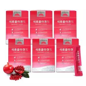 고려은단 석류콜라겐 젤리스틱 저분자피쉬콜라겐 14포 6개 G265718
