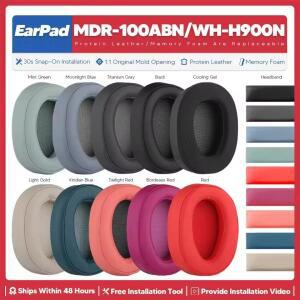 소니 호환  MDR-100ABN WH-H900N 고 헤드폰 이어패드용 교체용 이어 패드 쿠션  헤드밴드 헤드셋 수리 부품
