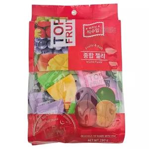 탑후르츠 종합젤리 280g 베트남 직수입 개별포장 과일맛젤리 구미