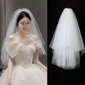 서치43 셀프웨딩면사포 진주베일 베일 웨딩코사지 브라이덜소품 웨딩소품 면사포 웨딩베일 면사포머리띠 데