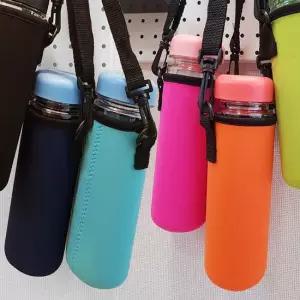 네오프랜 방수 350ML 500ML 물통 주머니 초등학생 급식 크로스 물병 파우치 텀블러 어깨끈 가방