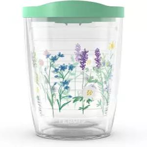 Tervis 클래식 트리탄 16oz 텀블러 트래블 리드 와일드플라워 부케 미국 제조 BPA/PFAS 프리 보온보냉