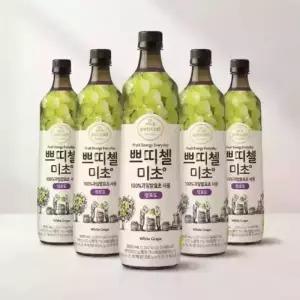 쁘띠첼 미초 청포도 900ml 5개