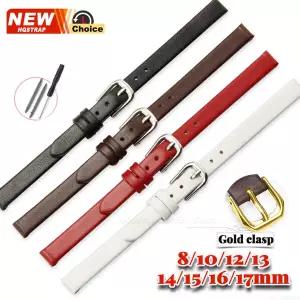 골드 소프트 소가죽 가죽 팔찌 여성 시계줄 스트랩 손목시계 스트랩 8mm 10mm 12mm 13mm 14mm 15mm 16mm 1