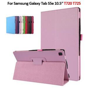 갤럭시 탭 S5e 케이스 SM T720 용 Coque 커버 Funda 태블릿 접이식 가죽 스탠드 플립