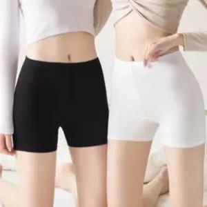 여자 교복 정장치마 검정 흰색 스킨 스판 속바지 5부속바지 3부속바지