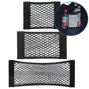( )차량용 트렁크 정리 수납 찍찍이 그물망 네트 자동차 수납함 정리함